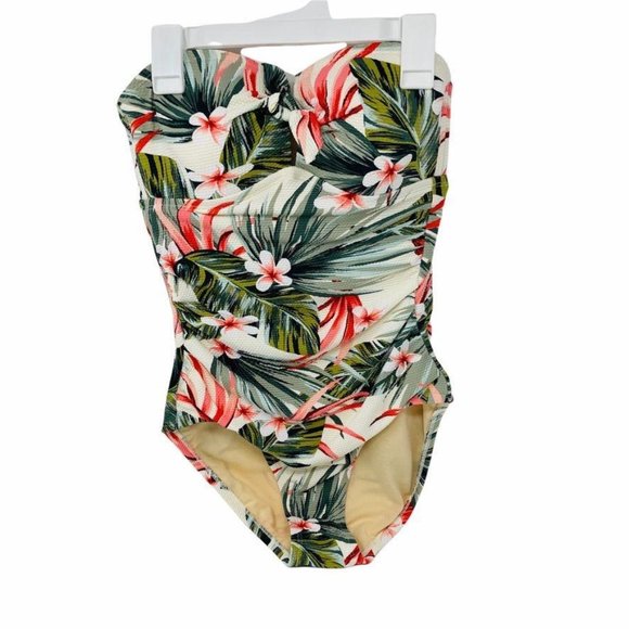 Kona Sol Other - Kona Sol Women's Pique Bandeau Classic One Piece
